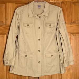 NWOT Vintage Laura Scott Woman Top Jacket Shacket Size 16-18W (#1)